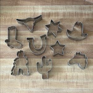 Western Theme Cookie Cutter Set